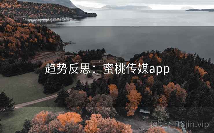 趋势反思：蜜桃传媒app  第1张