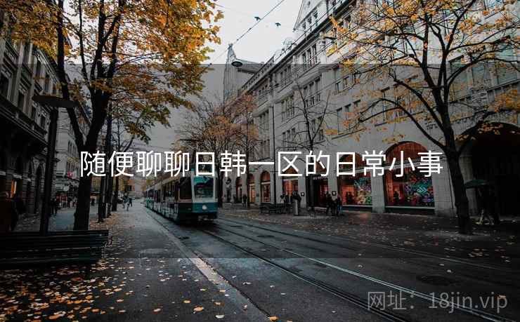 随便聊聊日韩一区的日常小事  第2张